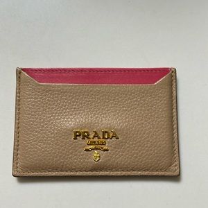 Prada Two Toned Card Holder